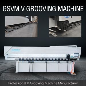Hydraulic Sheet Metal Grooving Machine Stainless Steel V Groove Cutter Machine