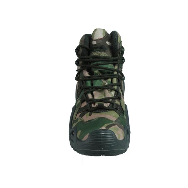 SJ OEM Outdoor Anti slip Tongue Nylon Fabric Gusset for Slippery Surfaces Army Boots for Men