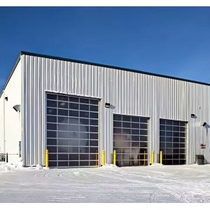 Prefabricated Steel Mall Building Portal Frame Q235B Q355B