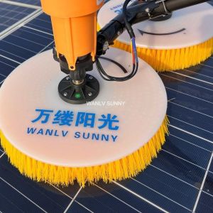 The Double-Headed Scale Photovoltaic Cleaner for Mechanical Engineering