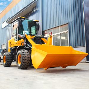 Wheel Loader 1.5ton Mini Front End Loader Bucket Loader with Log Grapple for