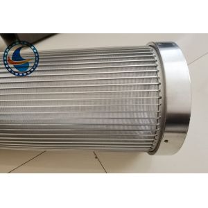 Stainless Steel 304 Wedge Wire Strainer Slotted Screen