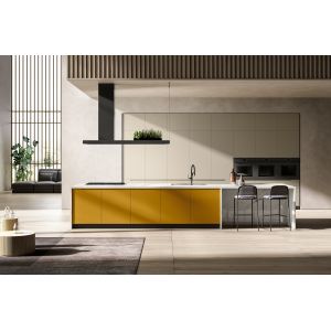 China Customized PET Kitchen Cabinets Modern White Kitchen Storage Cabinet on sale