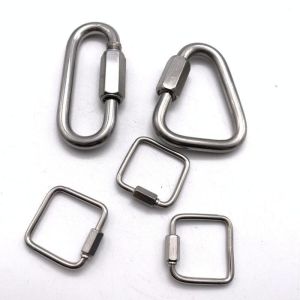 Stainless Steel Delta Triangle Quick Link Locking Connectors For SS316