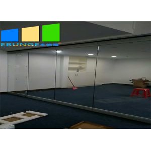 Tempered Sliding Glass Movable Partition Wall Office Project Sliding Wall