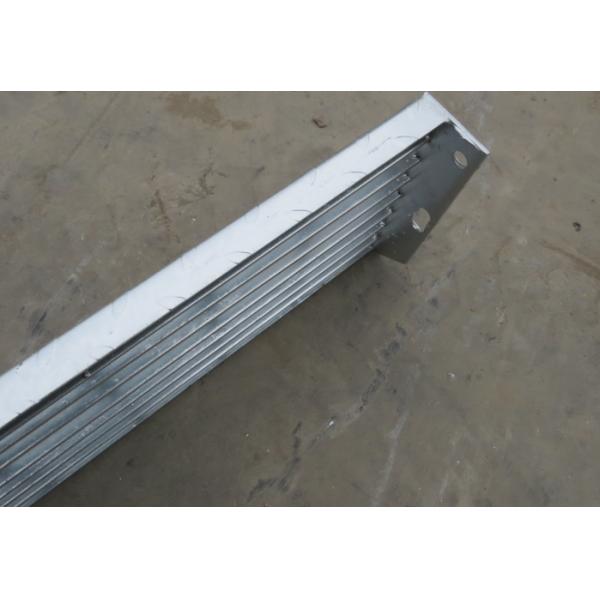 T4 Checkered Platenosing Bolted Steel Metal Grate Stair Treads 60mm Pitch