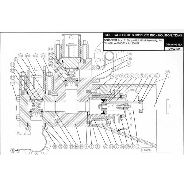 Liner, Piston, Fluid end module for Gardner Denver TEE Mud Pump, National mud pump, Ideco Mud pump, TSC mud pump