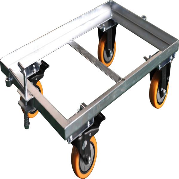 Torin DZ27 Double Stainless Steel Trolley Portable Dining Car Handcar Tindustrial Rolling Cart