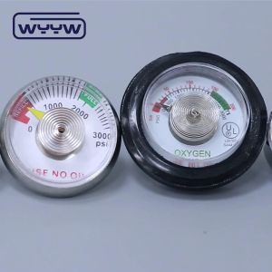 Quality 38mm oxygen use no oil psi medical pressure manometer for sale