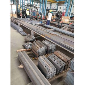 High Speed CNC Angle Machine Line with Punching, Marking and Cutting Function