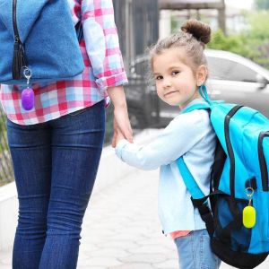 130db ABS Personal Keychain Alarm For Women Finger Print