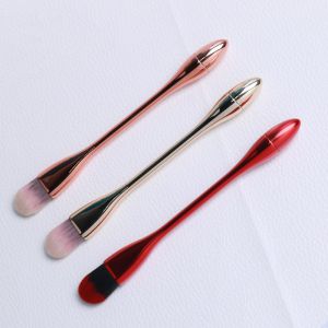 Mini Eyelash Eyebrow Facial Synthetic Makeup Brush Customized Logo Accepted