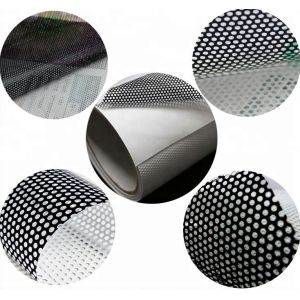 Quality Printable One Way Window Covering Film , Dotted One Way Transparent Film for sale