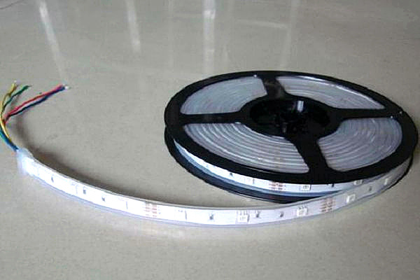 Buy Smart Flexible Indoor DV12V SMD5050 RGB LED Light Strip Colorful Strip Lights For House Decoration at wholesale prices