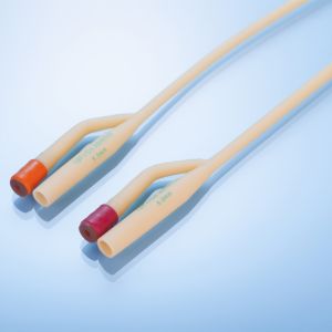 Disposable Latex Foley Catheter Fr22 With 100% Silicone Coating