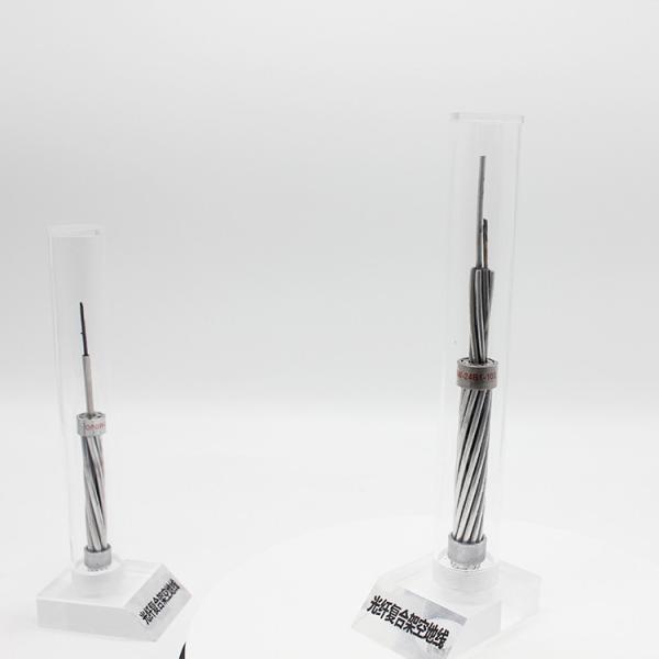 Buy 24 Core 48 Core G655 OPGW Power Cable Optical Fiber Cable In South Africa Straight Shackle at wholesale prices