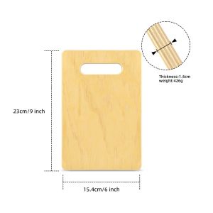 Personalized Sublimation Wood Cutting Board With Handle For Kitchen