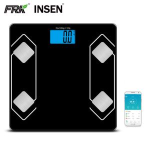 Automatic On / Off Wireless Smart Bluetooth Body Analyser Scale
