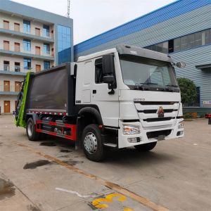 4X2 HOWO 18000 LITERS TRUCK WASTE COMPACTOR COMPRESSION GARBAGE TRUCK