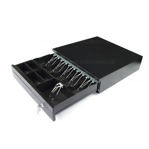 Retail Restaurant Metal Cash Drawer Money Storage Box Customized 4.9 KG 4042