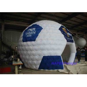 Custom Shape Green Inflatable Football Bouncy Castle Inflatable Football Helmet