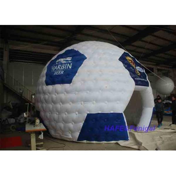 Custom Shape Green Inflatable Football Bouncy Castle Inflatable Football Helmet