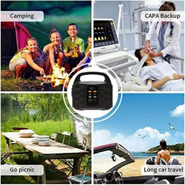 110V 220V 150W Portable Power Bank Station With Lighting