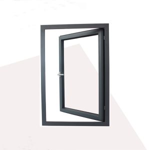 Soundproof Aluminum Casement Window Tempered Glass