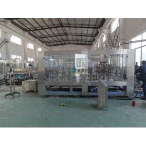 6000BPH Juice Filling Plant , 2000ml Water Bottle Filling Machinery
