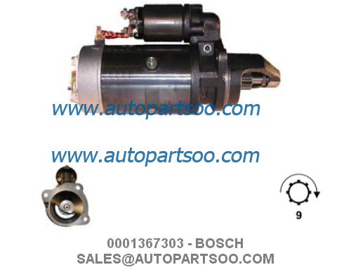 0001368024 0001368055 - BOSCH Starter Motor 24V 4KW 9T MOTORES DE ARRANQUE