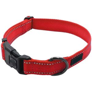 Durable Sturdy Nylon Buckle Highly Reflective Soft Nylon Dog Collar