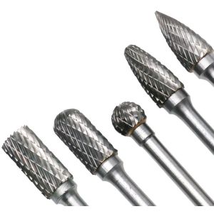 Brazed Double Cut Rotary Files Carbide Burrs Set 50000RPM