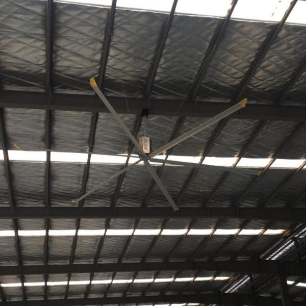18ft Industry Warehouse Workshop Pmsm High Volume And Low Speed Ceiling Fan For