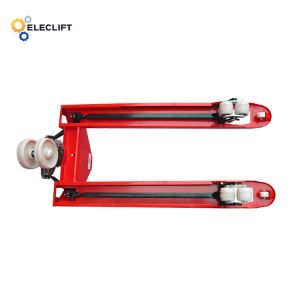 Polyurethane Steering Wheels 1500kg Manual Pallet Truck 1460mm Lifting Height