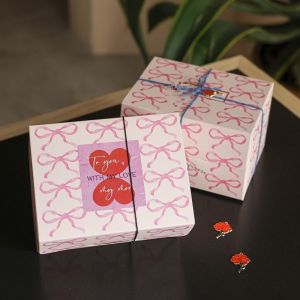 Custom Kraft Paper Gift Box for Desserts and Cakes
