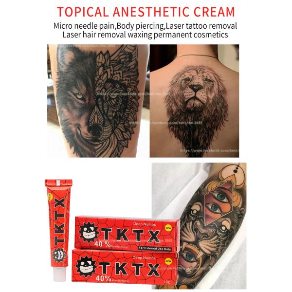 Buy Anesthetic TKTX Tattoo Numbing Cream Stopping Pain PMU Lip Tattoo Aftercare Cream at wholesale prices
