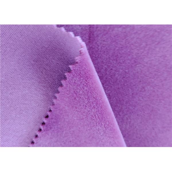 1.5mm Super Soft Polyester Spandex Fabric 1.5mm Hair Short Plush Fabric For Garment
