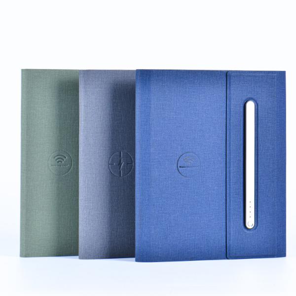 Buy Luxury Business Wireless Charging Multifunctional Notebook With Power Bank at wholesale prices