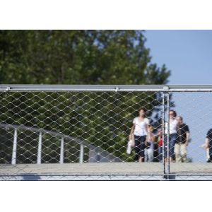 2.0mm Stainless Steel Balustrade Cable Mesh 7x7 80x138mm