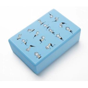 Printed Fitness Pilates Exercise EVA Gym Yoga Block