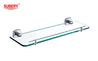 Buy ODM Bathroom Accessories OEM Glass Shelf Holder Wall Mounted at wholesale prices