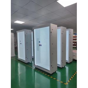 86inch Human Size Interactive 3D Hologram Box Transparent LCD Showcase