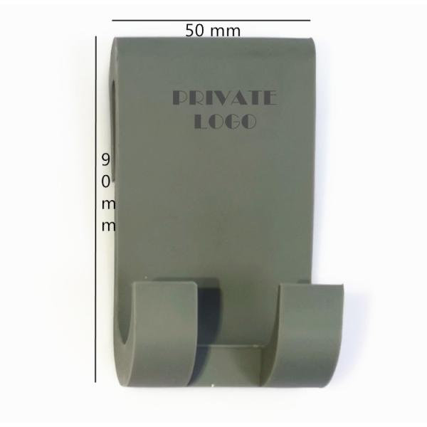 Buy 45 Grams Modern Bathroom Towel Hooks  Doule Ear Silicone Hook Over The Shower Cabinet Door at wholesale prices