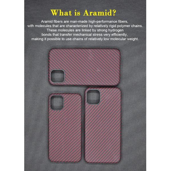 Rubber Ring Camera Protection Twill Style Real Aramid Fiber Phone Case For iPhone 11