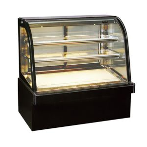 Counter Top Cake Showcase Refrigerator Bakery Glass Display Refrigeration