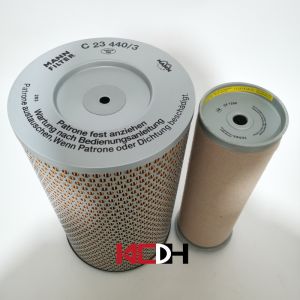 C23440/3 Mann Excavator Air Filter For Deutz