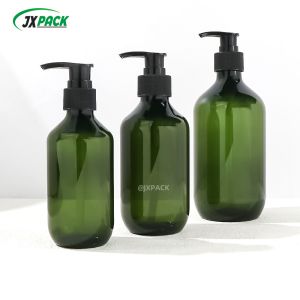 300ml 500ml Recycle Shampoo Bottles , PET Empty Shampoo Pump Bottles