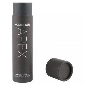 Black Kraft Paper Tube Packaging Recyclable Cardboard Cosmetic Food Container