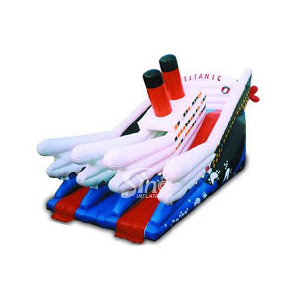 Buy Commercial kids giant inflatable titanic slide board at wholesale prices