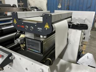 SR-350YB Rotary Blank Label Die Cuting Machine With Slitter